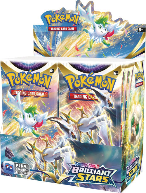 Pokemon Sword & Shield Brilliant Stars Booster Case (Case of 6 Boxes)