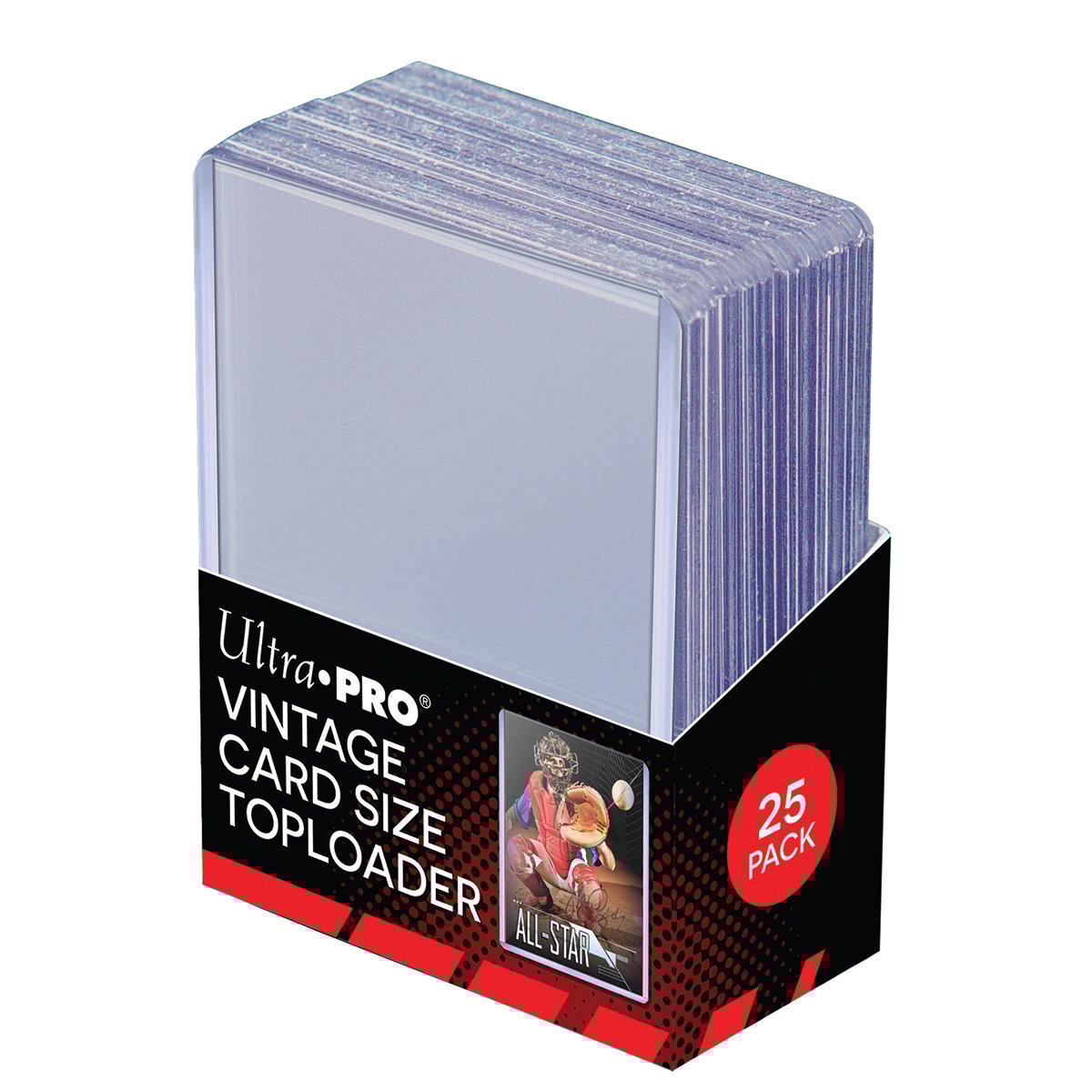 Ultra Pro Vintage Card Size Toploaders Pack (Pack  of 25)