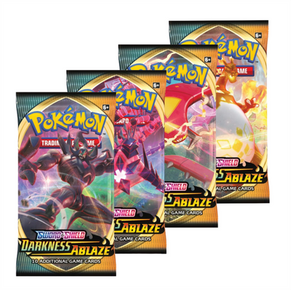 Pokemon Darkness Ablaze Booster Pack with Sword & Shield Bonus Pack