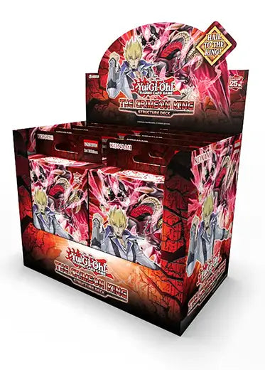 Yu Gi Oh! The Crimson King Structure Deck Display Box- Featuring Jack Atlas