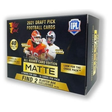 2021 Wild Card Draft Pick All Rookie Card Edition Matte Blaster Box (Black)