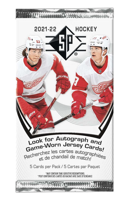 2021-22 Upper Deck SP Authentic Hockey Blaster Box