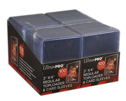 Ultra Pro Regular Toploaders 3" x 4" with Card Sleeves (200 count retail pack)