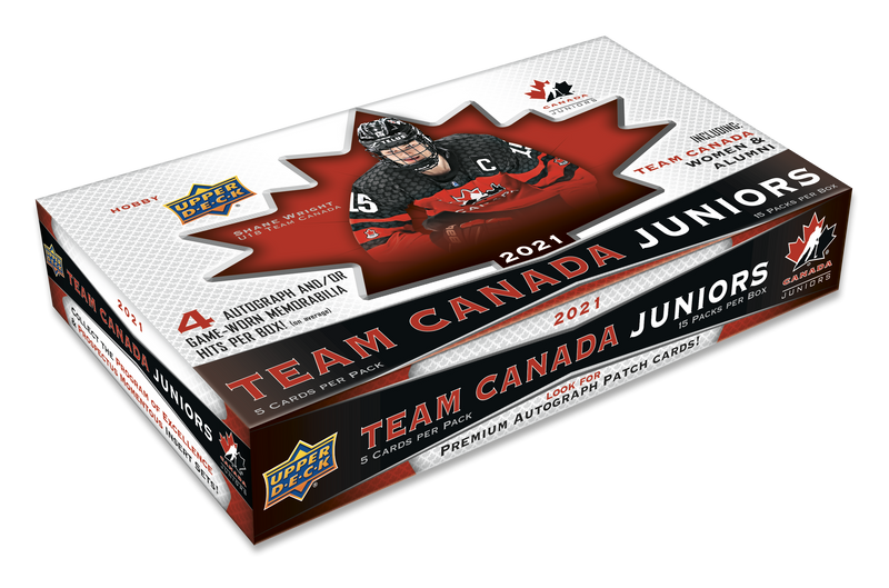 2021-22 Upper Deck Team Canada Juniors Hockey Hobby Box