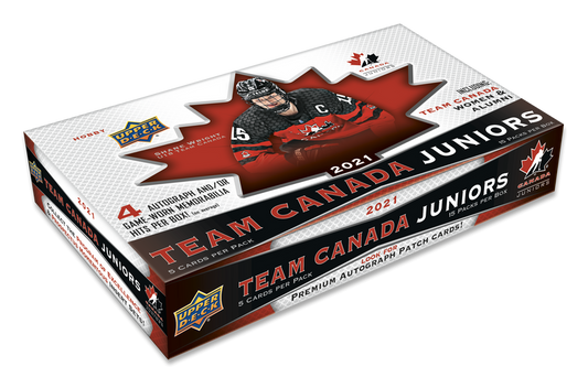 2021-22 Upper Deck Team Canada Juniors Hockey Hobby Box