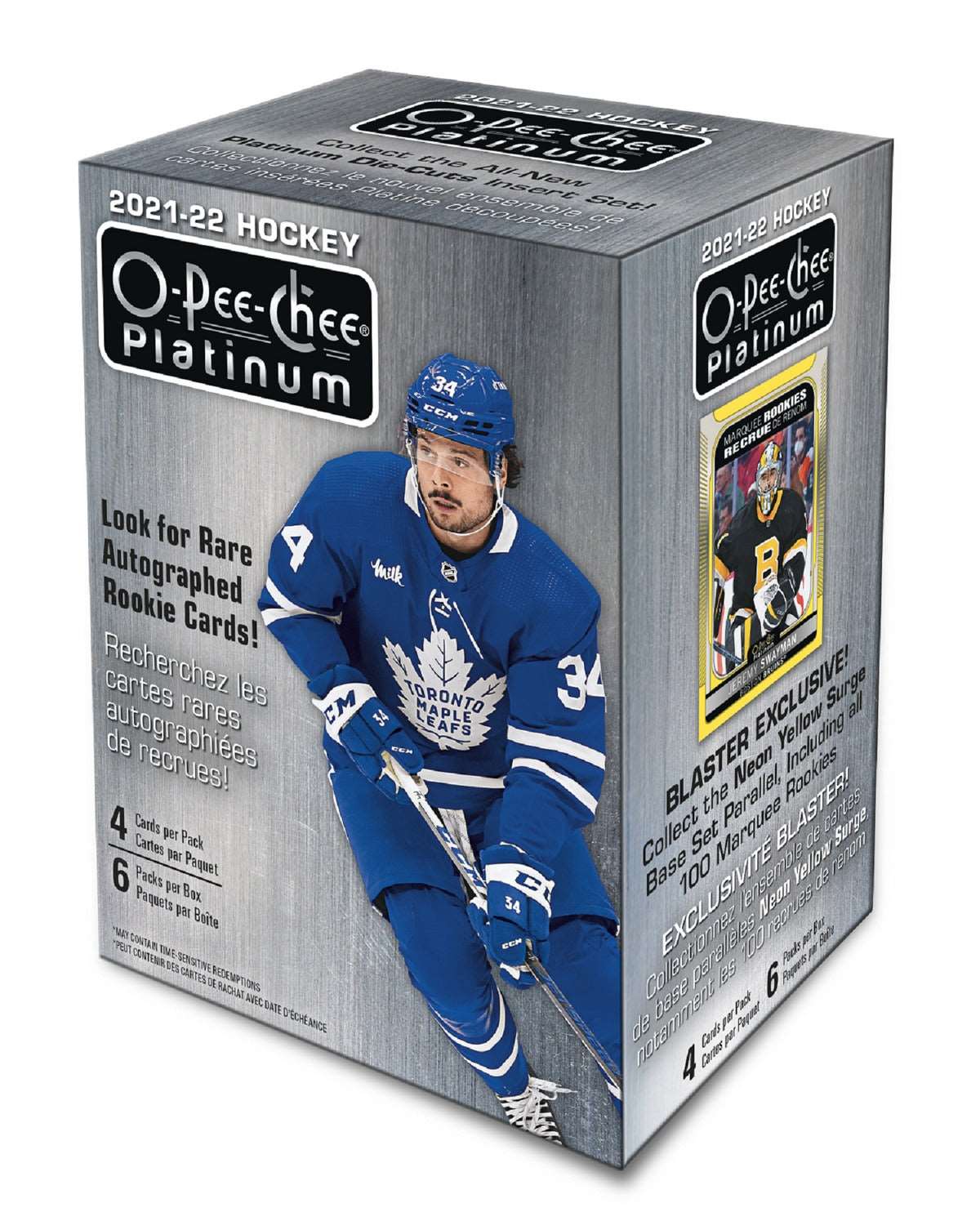 2021-22 Upper Deck O-Pee-Chee Platinum NHL Hockey Blaster Box