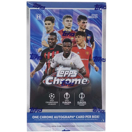 2023 Topps Chrome UEFA Club Competitions Soccer Hobby Box