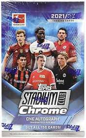 2021-22 Topps Stadium Club Chrome Bundesliga Soccer Hobby Box