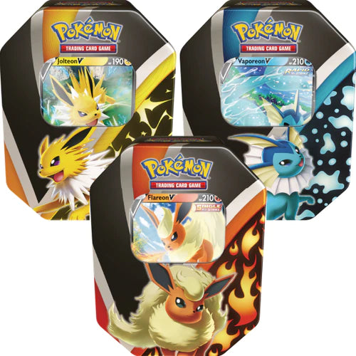 Pokemon Eevee Evolutions V Tins