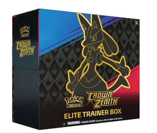 Pokemon Sword & Shield Crown Zenith Elite Trainer Case (Case of 10 Boxes)