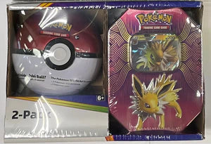 Pokemon GX Tin and Pokeball 2 Pack Combo