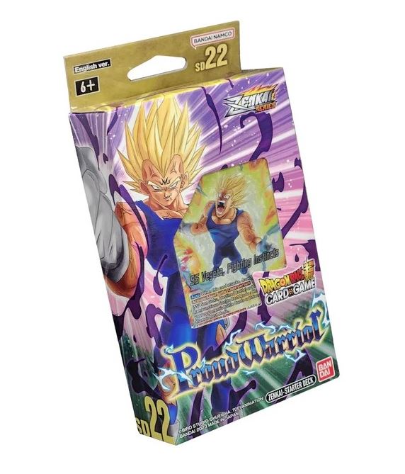 Bandai Dragonball Proud Warrior Dragonball Card Game Zenkai Starter Deck SD22