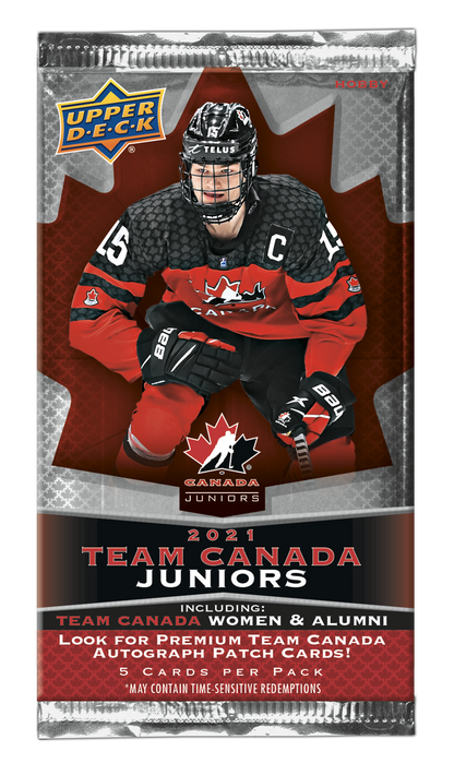 2021-22 Upper Deck Team Canada Juniors Hockey Hobby Box