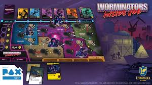 Lynnvander Studios Worminators Inside Job Board Game