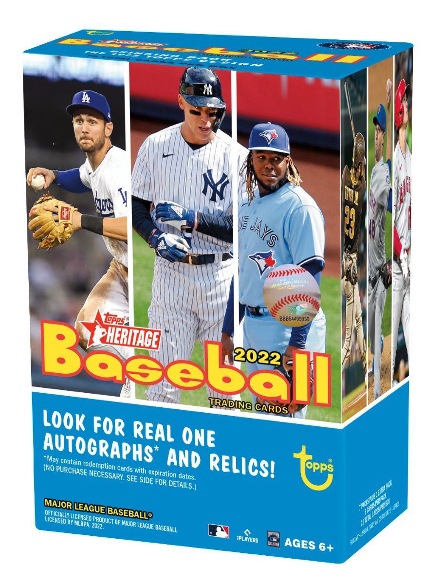 2022 Topps Heritage Baseball Blaster Box