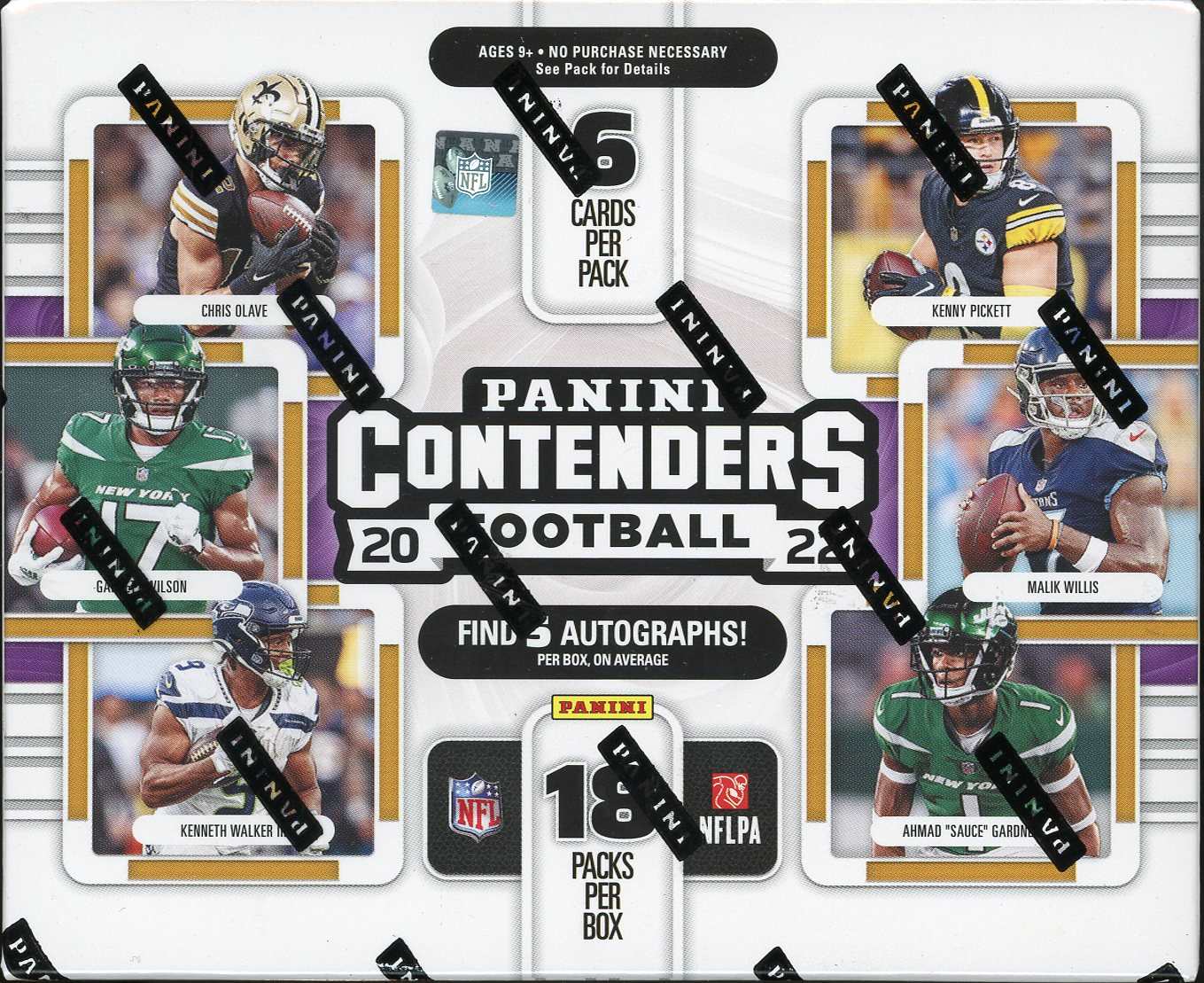 2022 Panini Contenders NFL Football Hobby Box