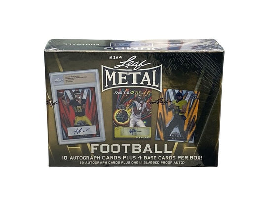 2024 Leaf Metal Football Jumbo Hobby Box