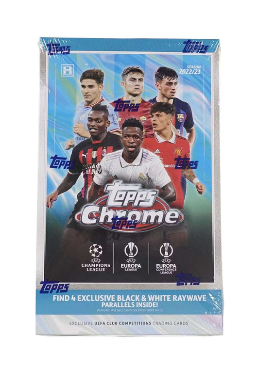 2023 Topps Chrome UEFA Club Competitions Soccer Hobby Box Lite