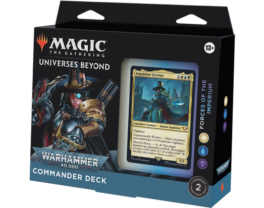 Magic The Gathering: Warhammer 40,000 Commander Deck- Forces of the Imperium