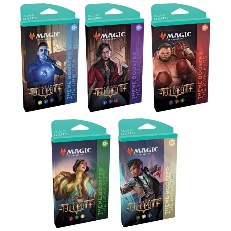 Magic The Gathering Streets of New Capenna Theme Booster Decks (Set of 5)