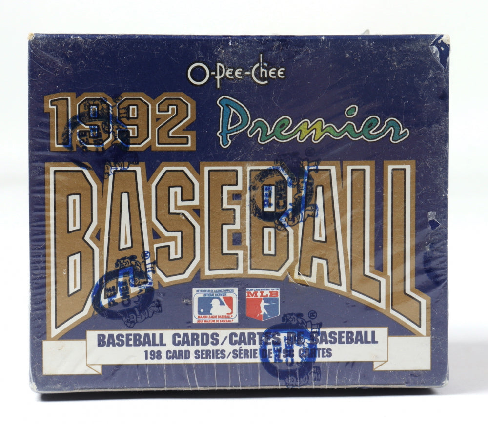 1992 O-Pee-Chee Premier Baseball 198 Card Box