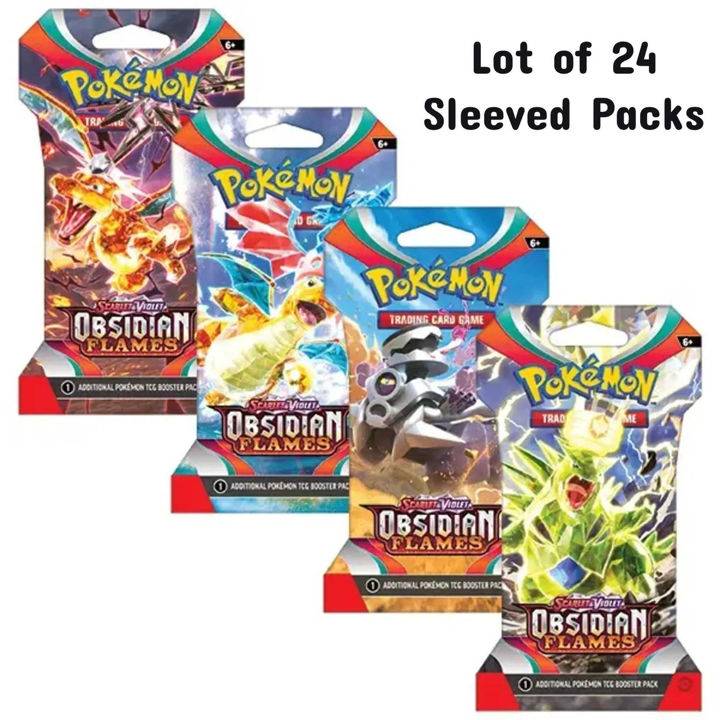 Pokemon Scarlet And Violet Obsidian Flames Sleeved Booster Packs