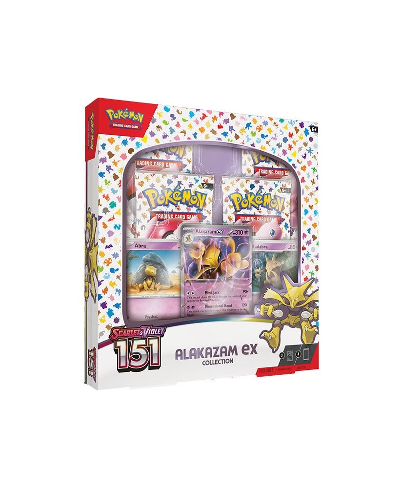 Pokemon Scarlet and Violet 151 Alakazam EX Collection Box