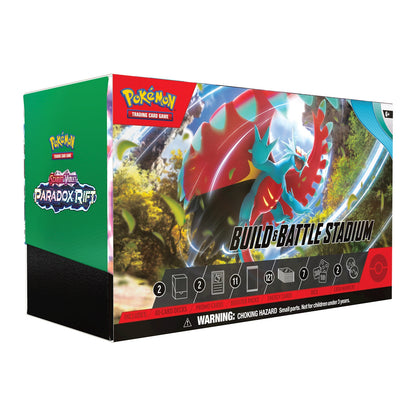 Pokemon SV04 Paradox Rift Build & Battle Stadium Box