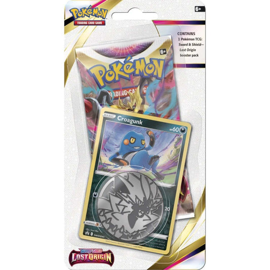 Pokemon Sword & Shield Lost Origins Checklane Blister Pack Croagunk