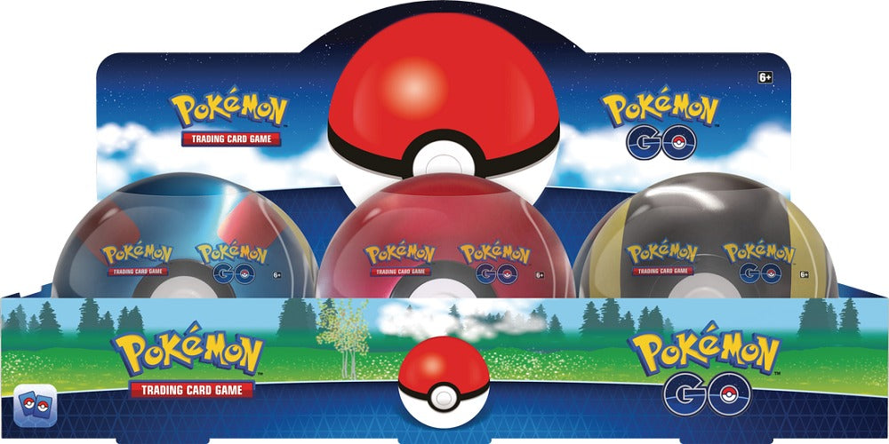 2022 Pokemon Go Poke Ball Tin Case (6 Poke Balls)