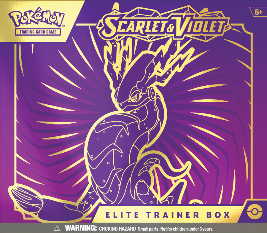 Pokémon Miraidon Elite Trainer Box with 2 Poke Balls