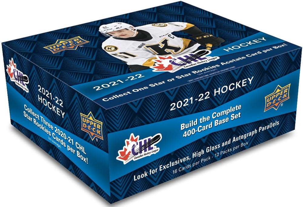 2021-22 Upper Deck CHL Hockey Hobby Box