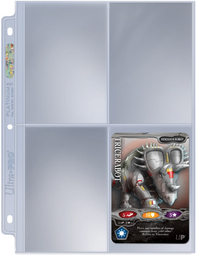 Ultra Pro 4 Pockets Pro Platinum Series Pack (25ct)