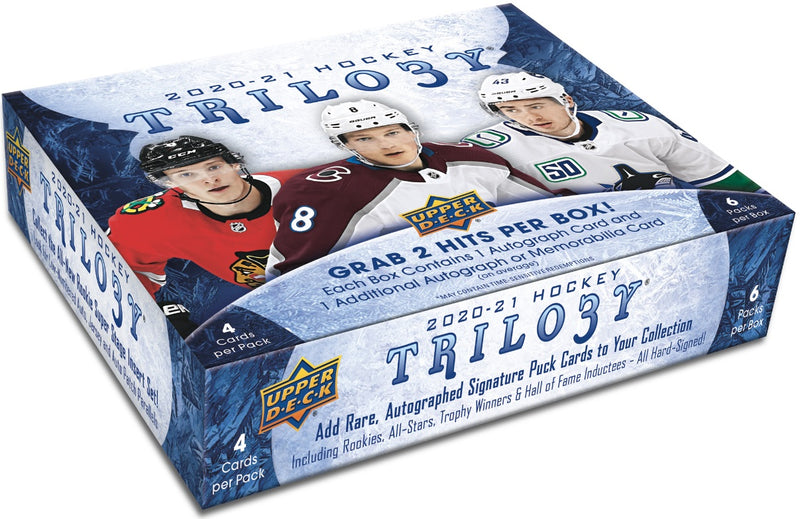 2020-21 Upper Deck Trilogy Hockey Hobby Box