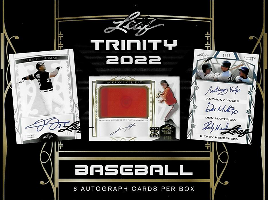 2022 Leaf Trinity Baseball Hobby Box