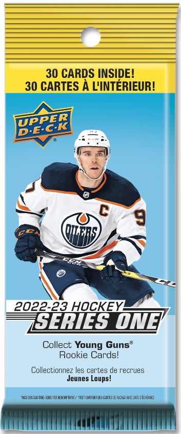 2022-23 Upper Deck Series 1 Hockey Fat Pack Case (Box of 18 Packs)