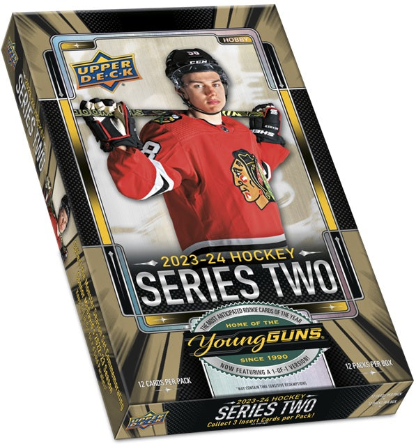 2023-24 Upper Deck Series 2 Hockey Hobby Box Case (Case of 12 Boxes)