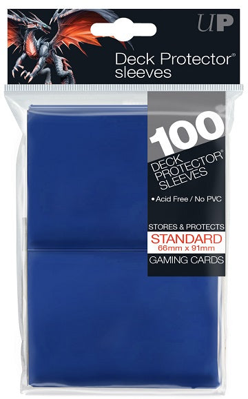 Ultra Pro Standard Size Deck Protectors Pack (100 ct) - Blue