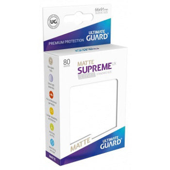 Ultimate Guard Matte Supreme UX Standard Size Sleeves (80ct) Pack