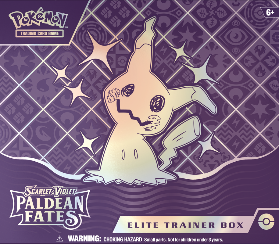 Pokemon Scarlet & Violet Paldean Fates Elite Trainer Box