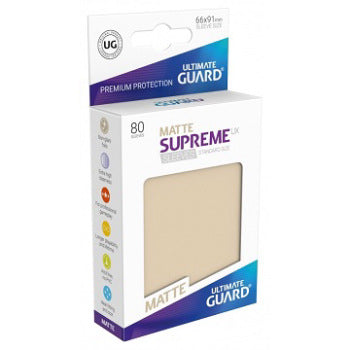 Ultimate Guard Matte Supreme UX Standard Size Sleeves (80ct) Pack