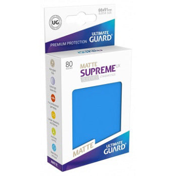 Ultimate Guard Matte Supreme UX Standard Size Sleeves (80ct) Pack