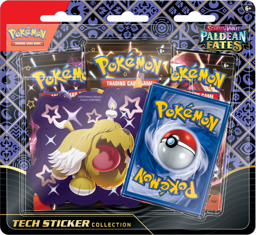 Pokemon Scarlet & Violet Paldean Fates Tech Sticker Collection