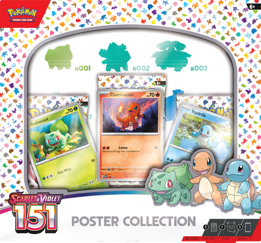 Pokemon Scarlet and Violet 151 Poster Collection Box