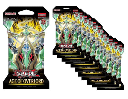Yu Gi Oh! Age Of Overlord Blister Pack- Lot of 10 Shikdar Trading Yu Gi Oh! Age Of Overlord Blister Pack- Lot of 10 Shikdar Trading