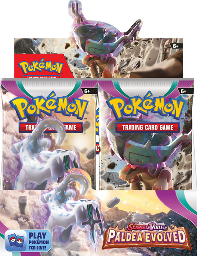 Pokemon Scarlet and Violet 2 Paldea Evolved Booster Case (Case of 6 Boxes)