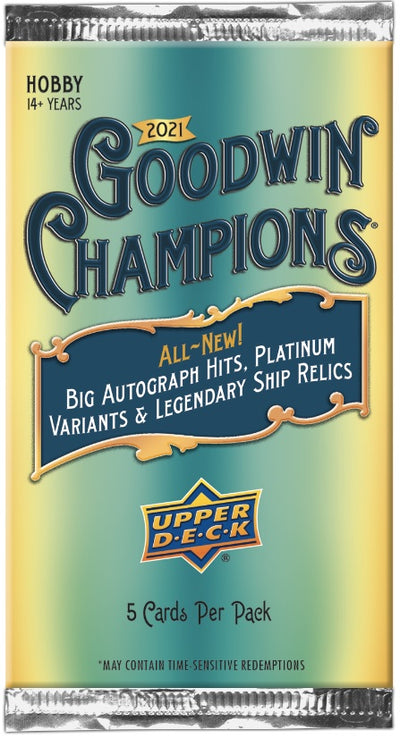 2021 Upper Deck Goodwin Champions Hobby Box