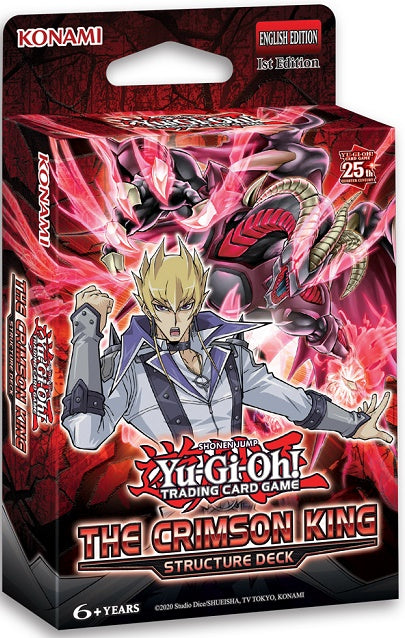 Yu Gi Oh! The Crimson King Structure Deck Display Box- Featuring Jack Atlas