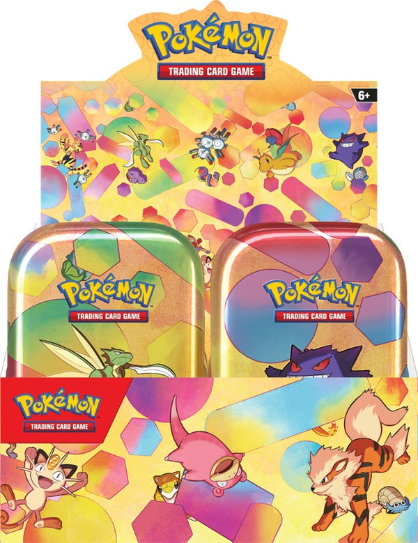 Pokemon Scarlet and Violet 151 Mini Tins Display Box