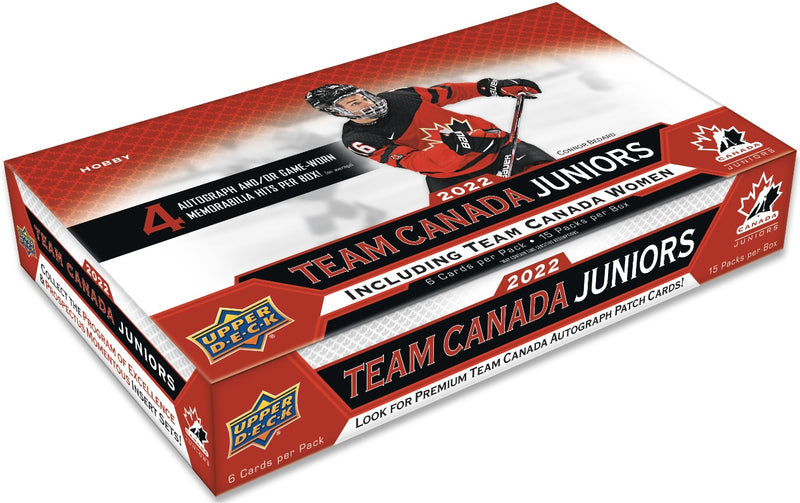 2022-23 Upper Deck Team Canada Juniors Hockey Hobby Box